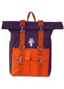 Plecak AYAHUASCA fioletowo pomarańczowy - rozm. L